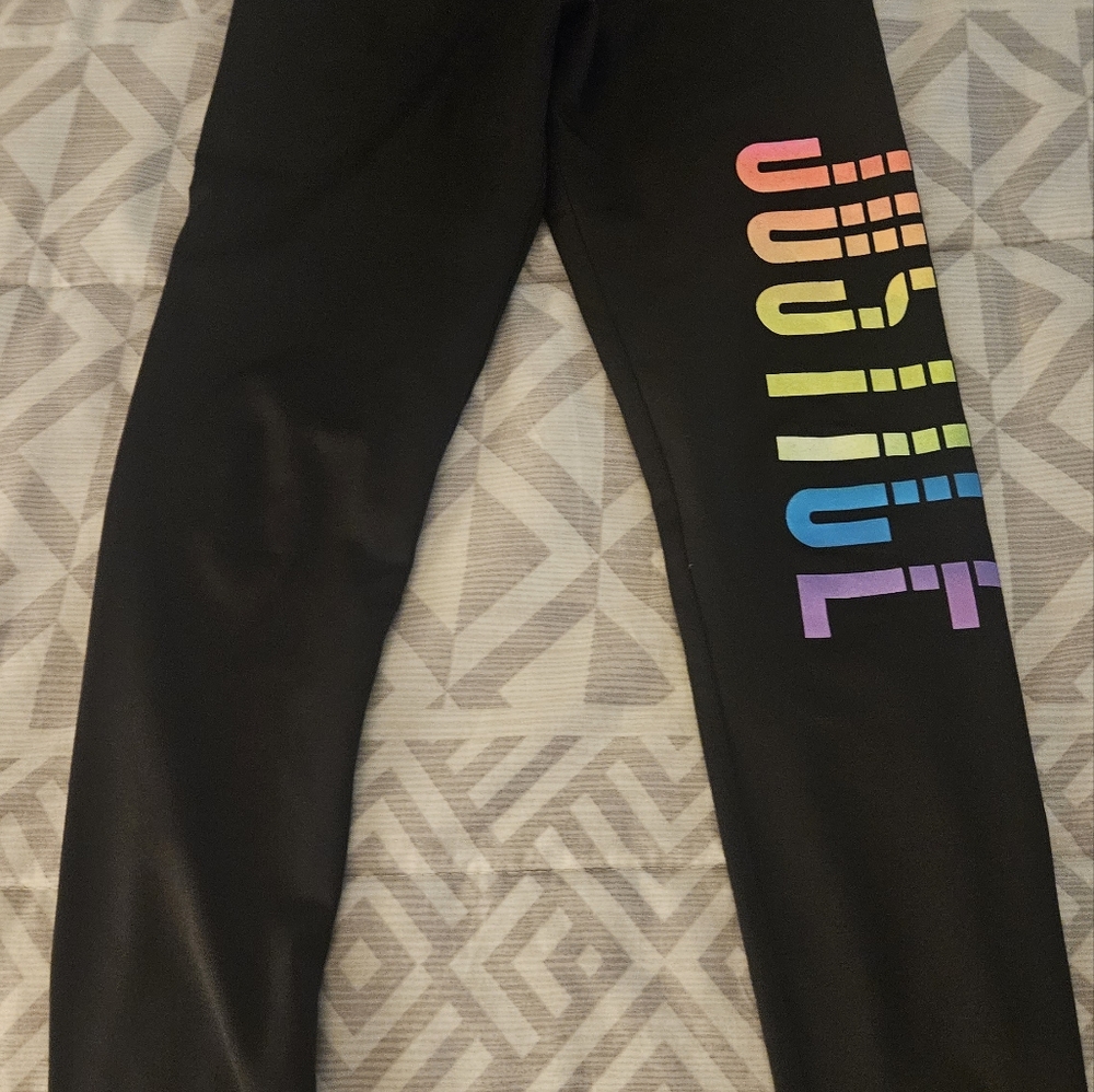 Justice girls sport leggings